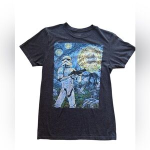 Star Wars Storm Trooper Starry Night T-Shirt, Size Small